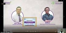 Novi Wardi, Plt Direktur Eksekutif BMM bersama Baikuni Wakil Kepala Sekolah