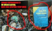 Pembakaran tumpukan buku yang diduga Alkitab di Papua