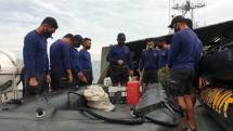 Hari Kedua Jatuhnya Sriwijaya Air Prajurit Marinir Siap Selami Laut Pulau Seribu