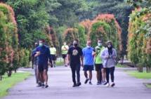Danrem dan Prajurit 174 ATW Merauke Olahraga Jalan Bersama