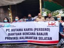 HK Donasi Bantuan Bagi Korban Banjir Banjarmasin