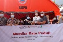 Mustika Ratu Salurkan Bantuan untuk Bencana di Jawa Barat, Kalimantan Selatan dan Sulawesi Barat 