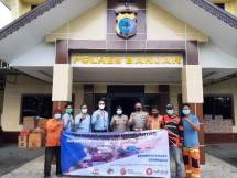 170 Paket Sembako Donasi KSP Sahabat Mitra Sejati Peduli Banjir di Kalsel