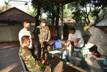 Test Swab Rutin di Lingkungan Mako Kormar Jakarta