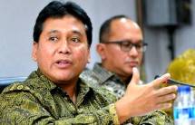 Ketum Apindo Haryadi Sukamdani bersama Ketum Kadin Rosan P Roeslani (foto Liputan6.com)