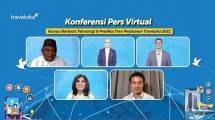 Vinsensius Jemadu, Direktur Pemasaran Pariwisata Regional I, Kementerian Pariwisata dan Ekonomi Kreatif Republik Indonesia, Albert, Co-Founder Traveloka, Reza Amirul Juniarshah, Head of Corporate Communications Traveloka, Dr. Aviliani, Ekonom Senior INDEF, Nicholas Saputra, Aktor dan Penggiat Pariwisata