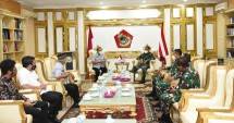 Dankormar Mayjen Suhartono Terima Kunjungan Purnawirawan Angkatan Laut