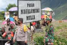 Kodim Puncak Jaya Gelar Operasi Yustisi Penegakkan Disiplin Protokol Kesehatan