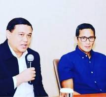 Menparekraf Sandiaga Uno bersama Aat dari SMSi