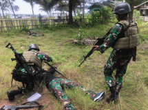 Satgas Komposit Maarinir Natuna Gelar Latihan Patroli Raid