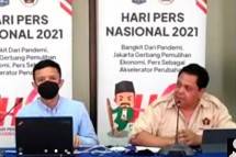 Wakil Ketum PWI Mirza dalam diskusi Industri Kreatif HPN 2021
