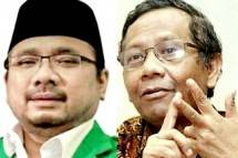 Menag Yaqut dan Menkopolhukam Mahfud MD (foto Kolase)