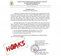 Bapak Ibu Tolong Catat! SE Pengangkatan CPNS Jalur Khusus T.A 2013/2014 Palsu! Kemenpan RB:&nbsp;Tidak Ada Pengangkatan Tanpa Tes 