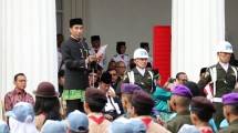 Presiden Joko Widodo saat menyampaikan pidatonya pada upacara peringatan Hari Lahir Pancasila di Gedung Pancasila, Jakarta, Kamis (1/6). (www.setneg.go.id)