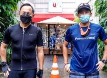 Sandiaga Uno dan Bima Arya Makan Bubur Ayam Bareng