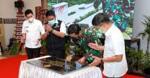 Panglima TNI Resmikan Pabrik Arwana Ceramics Plant 4B Di Ogan Ilir 