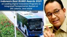 Transjakarta Raih Penghargaan BUMD Awards & Gubernur Jakarta Anies Baswedan (foto Kolase)