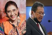 Mantan Menteri Kelautan dan Perikanan (KKP) Susi Pudjiastuti dan Menteri KKP Sakti Wahyu Trenggono. /Kolase instagram.com/@susipudjiastuti dan twitter.com/@saktitrenggono 