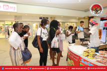 Bangun Brand Awareness, KBRI Windhoek dan Distributor Produk Mie Instan dan Kopi Instan asal Indonesia Promosikan Produk di Namibia