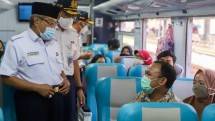 Said Aqil Siroj meninjau Stasiun Pasar Senen
