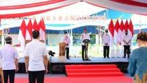 Presiden Jokowi Resmikan Terminal Baru Bandara Kuabang