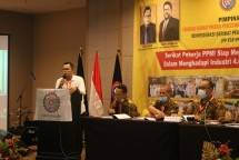 Musyawarah Nasional VII Federasi Serikat Pekerja Percetakan dan Penerbitan dan Media Informasi Konfederasi Serikat Pekerja Seluruh Indonesia (PP FSP PPMI &ndash; KSPSI) yang diselenggarakan di Tangerang Selatan, Banten, (29-30/3)
