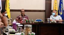 Sekretaris KemenkopUKM Arif Rahman Hakim usai bersilaturahmi dengan jajaran Rektorat Universitas Kuningan (Uniku) 