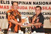 Ketua MPR RI Bamsoet dan Ketua Umum Pemuda Pancasila Japto Soerjosoemarno