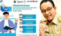 Gubernur Jakarta Anies Baswedan dan Pengumuman Pencairan KJP