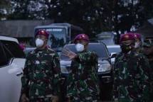 Dankormar Mayjend Suhartono Pimpin Doa Bersama di Pantai Pendaratan Singkep