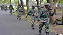 Prajurit Yonif 1 Brigif 2 Mar Pasmar 2 Tingkatkan Kemampuan Fisik