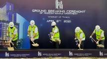 Groundbreaking Modern Kranji Apartemen (Foto: Ridwan/Industry.co.id)