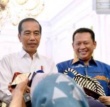 Presiden Jokowi dan Ketua MPR RI Bamsoet