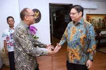 Ketum Kadin Indonesia Rosan P. Roeslani dan Menperin Airlangga Hartarto (Foto Ist)
