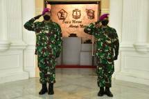 Dankormar Mayjend (Mar) Suhartono Pimpin Sertijab Ka Akun Marinir