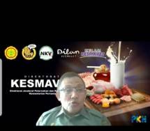 Direktur Kesehatan Masyarakat Veteriner Kementan, Syamsul Ma'arif dalam acara FGD Strategi Komunikasi, Informasi, dan Edukasi (KIE) 