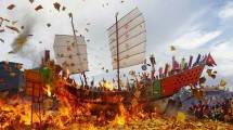Festival Bakar Tongkang, di Bagansiapiapi, Kabupaten Rokan Hilir (Rohil), Riau (Foto:thepresidentpost)