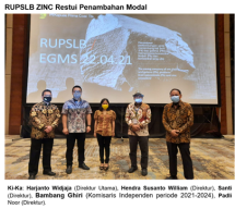 Direksi PT Kapuas Prima Coal Tbk (ZINC),