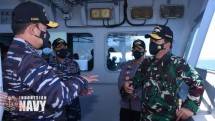 Panglima TNI dan Kapolri dan KASAL