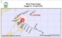 Mengerikan! BMKG Sebut Typhoon Surigae Sangat Kuat, Ini Dampaknya Bagi Indonesia