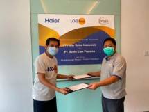 Dahsyat, Tingkatkan Distribusi Haier Sales Indonesia Gandeng Logbee