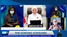 Para perusahaan dapat patuh dengan surat edaran yang diterbitkan tentang pelaksanaan THR bagi buruh," kata Ida Fauziah saat Diskusi Media (Dismed) Forum Merdeka Barat 9 (FMB9) bertajuk "THR Dorong Konsumsi" Senin (26/4/2021). 