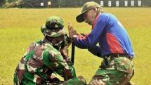 Prajurit Yonif 4 Mar Cilandak Jakarta