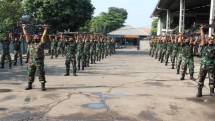 Senam Senjata Prajurit Korps Marinir
