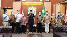 BUPATI Kendal, Dico Ganinduto saat menerima kunjungan dari Sekretariat Dewan Nasional Kawasan Ekonomi Khusus (DN KEK)