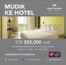Sambut Idul Fitri, Hotel Santika BSD Tawarkan Promo Kamar dan Paket Khusus Halal Bi Halal