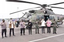 Panglima TNI dan Kapolri Bersama Ketua DPR Serta Beberapa Menteri Tinjau Penyekatan Arus Mudik 2021 