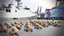 Satgas Maritime Task Force TNI Konga XXVIII-L/2019 KRI Sultan Hasanuddin 366 Kembali ke Indonesia