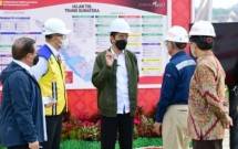 Presiden Jokowi Tinjau Pembangunan Jalan Tol Pekanbaru &ndash; Bangkinang