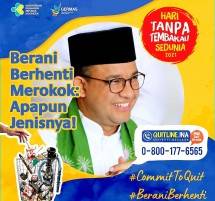 Gubernur Jakarta Anies Baswedan Kampanyrkan Gerakan Berhenti Merokok